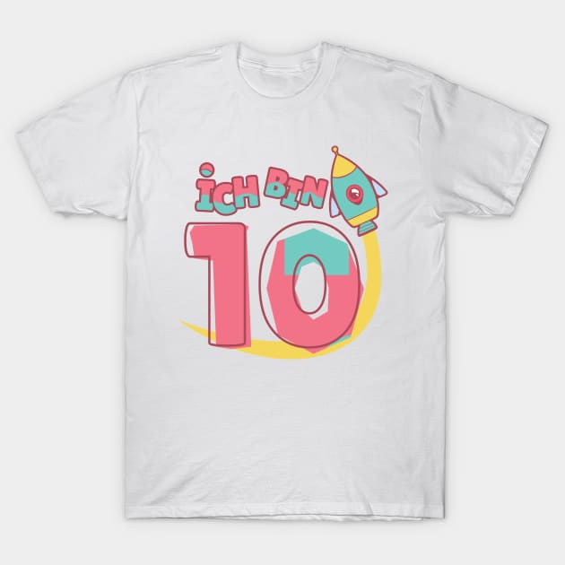 I am 10 | Happy Birthdays Gift T-Shirt by LR_Collections